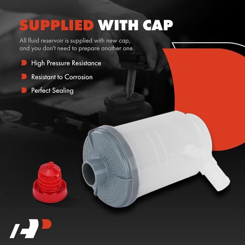 A-Premium Power Steering Reservoir/Tank with Cap Compatible with Honda Odyssey 2011 2012 2013 2014 2015 2016 2017 in Saudi Arabia