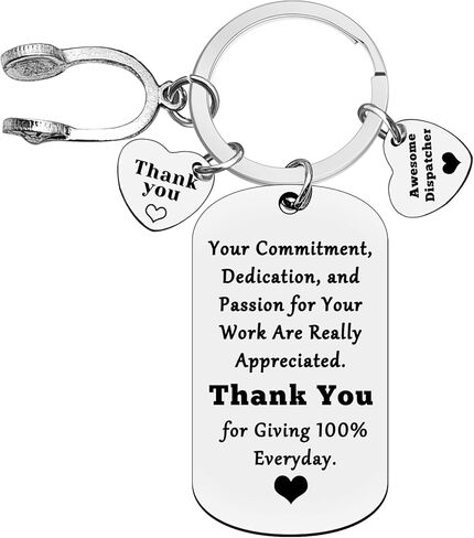 Xiahuyu 911 Dispatcher Gifts Keychain 911 Operator Gifts Emergency Dispatcher Appreciation Gift 911 Dispatcher Thank You Gift in Kuwait