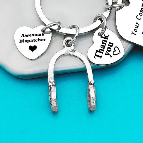 Xiahuyu 911 Dispatcher Gifts Keychain 911 Operator Gifts Emergency Dispatcher Appreciation Gift 911 Dispatcher Thank You Gift in Kuwait