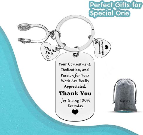 Xiahuyu 911 Dispatcher Gifts Keychain 911 Operator Gifts Emergency Dispatcher Appreciation Gift 911 Dispatcher Thank You Gift in Kuwait