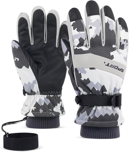 HH HOFNEN Winter Gloves Warm Ski Gloves 3M Thinsulate Snow Gloves Waterproof Windproof Touchscreen Cold Weather Snowboard Gloves for Mens Women in Kuwait