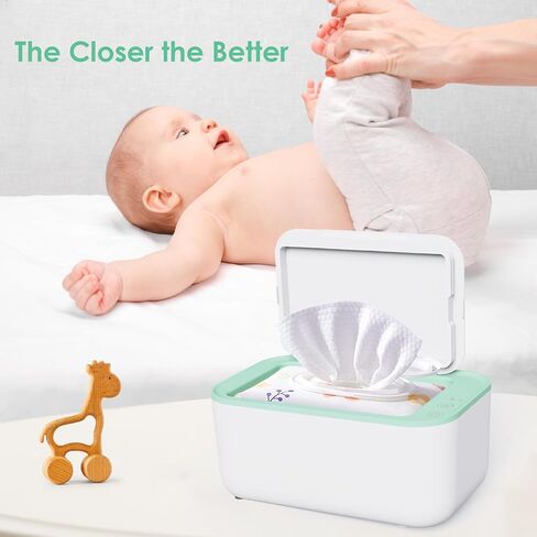 Baby Wipe Warmer Diaper Warmer Baby Wet Wipes: Wipes warmer for Baby with Even Overall Heating & Large Capacity Infant Wipes Warmer for Newborn Wet Napkin Warmer for Bathroom Wipes Towel Warmer(White) in Saudi Arabia