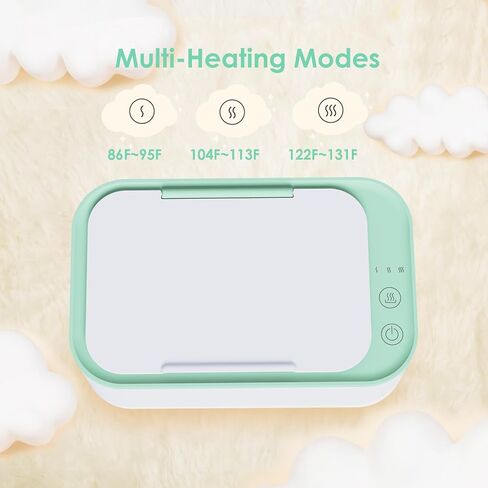 Baby Wipe Warmer Diaper Warmer Baby Wet Wipes: Wipes warmer for Baby with Even Overall Heating & Large Capacity Infant Wipes Warmer for Newborn Wet Napkin Warmer for Bathroom Wipes Towel Warmer(White) in Saudi Arabia