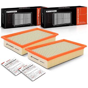 A-Premium 2-PC Engine Air Filter Compatible with Ford Explorer 2002-2010 & Lincoln Aviator 2003-2005, Navigator 2003-2003 & Mercury Mountaineer 2002-2010