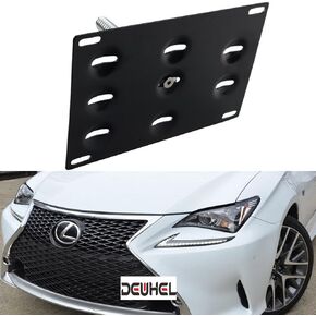 DEWHEL المصد الأمامي سحب هوك لوحة الترخيص جبل قوس حامل الترباس على لكزس RC RC-F GS LS ES RX