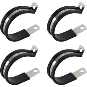 NICECNC 4PCS 1.75 inch UTV ATV Connector Windshield Clamp Compatible with Polaris RZR 800 XP900 Ranger 400 500 700 XP 800 Crew,Compatible with Yamaha Rhino 450 660 700,Compatible with Kawasaki Mule