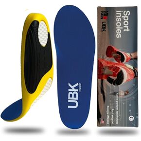 Running Insole for Men & Women, Foot Arch Support, Low Arch Support (L(8-12))