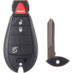 ECCPP 2X Keyless Entry Remote Key Fob 08-12 for Chrysler 300 Town & Country for Dodge Journey Charger Challenger SRT8 Dart Durango Grand Caravan for Jeep Commander Grand Cherokee Key fob