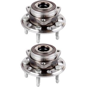 SCITOO 513288 Wheel Hub Assembly Fit 2014-2017 for Chevy Impala for Chevy Equinox for Chevrolet for Malibu for Cadillac CTS for Buick Allure 5 Lugs w/ABS Front Hub Bearing Set 2 Packs