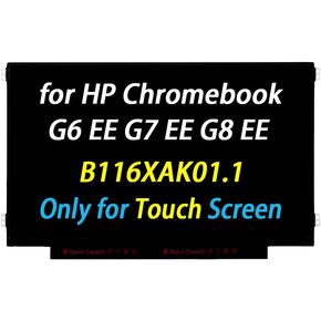 for HP ProBook x360 11 G5 EE Screen Replacement for ProBook 11 G6 EE LCD for ProBook 11 G7 EE Display for ProBook x360 11 G8 EE Digitizer for L83960-001 1366X768 Touch Screen Assenbly with Frame