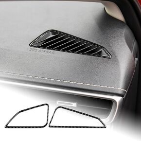 AIRSPEED Carbon Fiber for 2019-2024 Toyota Corolla 2021-2024 Corolla Cross Gear Shift Frame Cover Center Console Interior Trim Accessories, Black