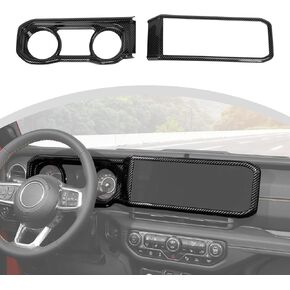 CheroCar Center Console Dashboard Panel Cover Interior Decoration Accessories for Jeep Wrangler JL JLU & Gladiator JT 2024+,Purple