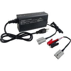 YZPOWER 14.6V 20A Lifepo4 Battery Charger for 12.8v 12v Lithium Iron Phosphate Batteries AC-DC Battery Charger Automatic Smart Portable Trickle Charger for Car Boat RV Lawn Mower Motorcycle Golf Cart