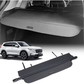 Retractable Cargo Cover Compatible with Honda CRV 2012 2013 2014 2015 2016, Anti-Peeping Rear Trunk Cover Luggage Security Shield Shade(Canvas)