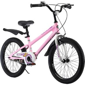 Royalbaby Freestyle Dual Handbrakes Kids Bike, 16 Inch Learning Bicycle with Training Wheels for Boys Girls Beginners Age 4-7 Years, White