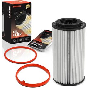 A-Premium 20K Miles Upgrated Protection Oil Filter Compatible with Volkswagen & Audi Models - Jetta, Passat, Golf, A4, Beetle, A3, Eos, GTI, TT, A4 Quattro, RS3, TT RS Quattro, Golf R, Rabbit