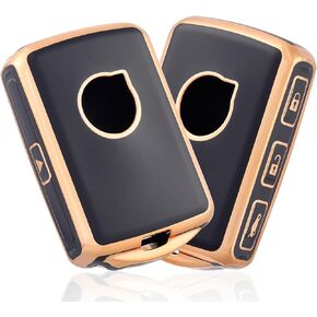 for Volvo Key Fob Cover, Soft TPU Protection Key Fob Case Compatible with Volvo XC40 XC60 XC90 S60 S90 V60 V90 Polestar 1 Polestar 2 Smart Car Key Accessories (Silver White) in Kuwait