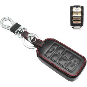 MECHCOS Compatible with Kia Cadenza Kia K900 K7 K9 Key Fob Cover Case Leather Keyless Entry Smart Proxy Car Remote Protector Holder
