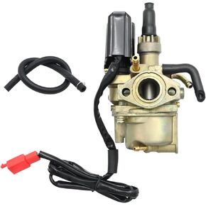 17mm Carburetor Replacement for Honda Aero 50/50 NB50 1983-1987 Replacement for Elite 50SR/SE50/SE50H SE50PH/50E SB50E 1987-2001 Replacement for DIO ATCT AF24 AF30 50cc 2 Stroke Scooter
