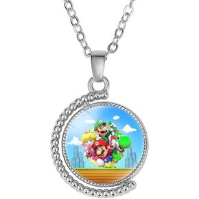 Anime Super Mari Necklace, TV Movies Zinc Alloy Torque for Women and Men (1)