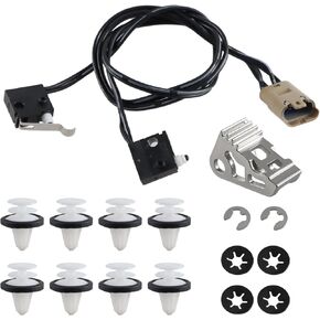 Upgraded Stainless Steel Door Handle Repair Kit Microswitch Harness Door Handle Paddle Gear Compatible with Tesla Model S 2012-2017 Replace#: 1042845-00-A
