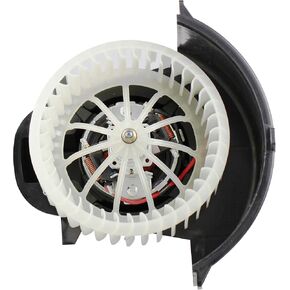 BOXI AC Heater Blower Motor Fan White with Cage - Fits for Volkswagen & Audi Vehicles - Touareg 2004 2005 2006 2007 2008 2009 2010 Q7 07-15 - Replaces 7L0 820 021 Q 700262 7L0-820-021-Q 7L0820021Q
