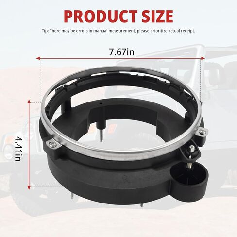 دلاء المصباح الأمامي LH & RH المتوافقة مع 1997-2006 Jeep Wrangler استبدال OE 110383 110384 in Kuwait