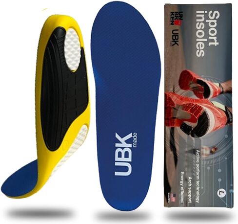 Running Insole for Men & Women, Foot Arch Support, Low Arch Support (L(8-12)) in Kuwait