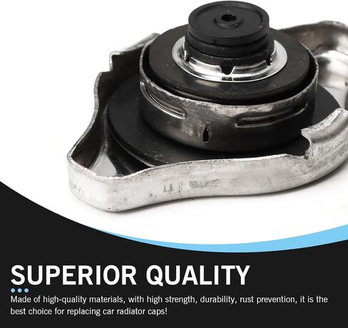 1 PC Car Radiator Reservoir Cap, Open Cooling System Overflow Water Tank System Sealing Anti-scalding Cap, Replace OEM #19045-RAA-003, for Honda Civic Accord Odyssey CRV Pilot (Black) in Saudi Arabia