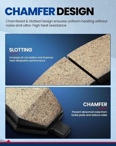 KAC Front Brake Kit, Brake Rotors and Pads Kit Replacement for Civic 2006-2011, Hardware Brake Kit OEM 31311 D465A in Kuwait