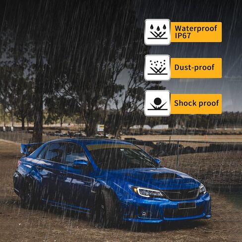 المصابيح الأمامية LED من VLAND متوافقة مع 2008-2011 Impreza Outback Sport، 2008-2014 Impreza WRX (غير مناسبة للنماذج مع AFS/SRH) مع مفتاح كهربائي مع الرسوم المتحركة وعاكس شفاف DRL للتنفس in Kuwait