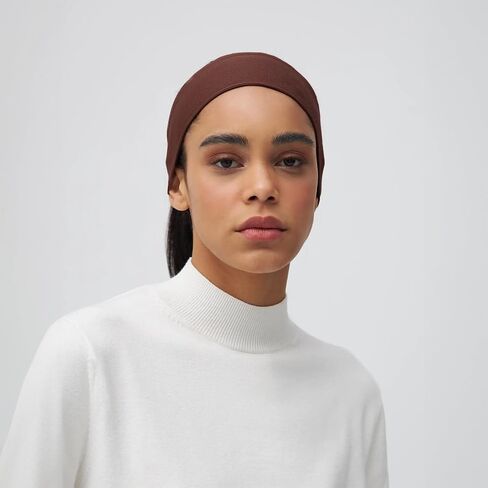 Modest Bandana Ribbed | For Muslim Women Undercap Pre-Sewn Inner Scarf Accessory Easy To Wear in Saudi Arabia