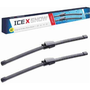 13" Rear Windshield Wiper Blades Replacement for BMW X3 2016-2011 VW Tiguan 2016-2009 Touareg 10-04 Rabbit 09-06,Volvo XC70 16-08 XC90 20-16 + More Back Wiper Blades (13-G) Pack of 2