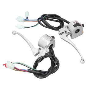 Motorcycle Handlebar Switch, Motorcycle Turn Switch, 22mm Drum Brake Handle Bar Switch Motorcycle Multi-Function Handlebar Switch Button for Chinese Scooter