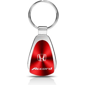Au-Tomotive Gold, INC. Honda Accord Red Tear Drop Key Chain
