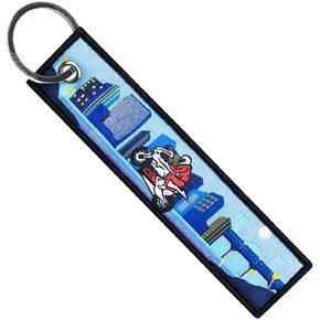 MotoLoot Keychain for Motorcycles, Scooters, Cars and Gifts (City Wheelie)