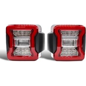 Rear Tail Lights Left and Right Compatible with JK JKU 2007-2017 with Turn Signal/Brake Light, Running Light and Reverse Light