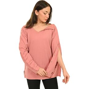 Inspired Comforts Unisex Post-Surgery/Dialysis Shirt | Full Tearaway Design with Easy-Open Shoulder, Arm & Side Snaps