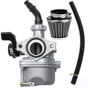 PZ19 Carburetor, 19mm Carburetor with 35mm Air Filter for TaoTao Kazuma Baja 50cc 70cc 90cc 110cc 125cc Dirt Bike ATV, NST SunL Chinese Quad 4 Stroke ATV Go Kart Pit Dirt Bike CRF50F XL75 CRF80F XR50R
