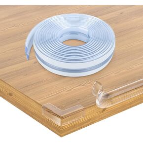 16 Pack Corner Guards Baby Proofing Furniture Corner & Edge Safety Bumpers Corner Covers Protectors Baby Proof Bumper & Cushion to Cover Sharp Furniture & Table Edges (L Shape) in Kuwait