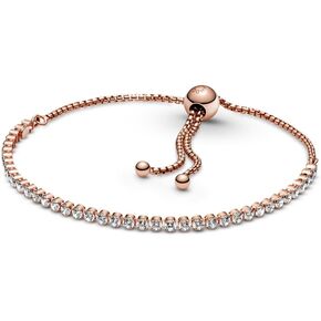 PANDORA Sparkling Slider Tennis Bracelet - With Gift Box