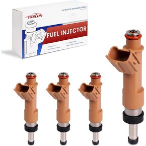 Fuel Injectors Compatible with-Toyota Corolla 2009-2015 1.8L, XRS Sedan 2.4L 2009-2013, Matrix Base Wagon 1.8L 09 10 11 12, High Performance Inyectores OE 23250-0T010 with thick rubber piece