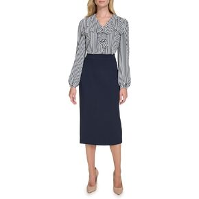 Tommy Hilfiger Women's Long Sleeve Ruffle Shirt