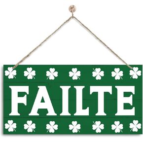 Decor for St. Patrick's Day, Decorative Wall Plaque, Printed Wood Hanging Sign, St. Patrick's Day Wall Door Decor, St. Patrick's Day Home Party Decor, Let the Shenanigans Begin Sign Decor