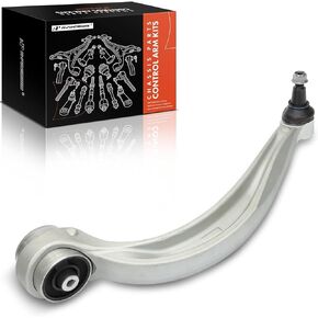 A-Premium Front Right Rearward Lower Control Arm, with Ball Joint, Compatible with Audi Q7 2017-2020, A8 Quattro 2019-2020, Q8/E-Tron Quattro 2019-2020, E-Tron Sportback/RS Q8/S8/SQ7/SQ8 2020-2020