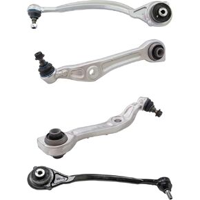 TRQ Front Lower Control Arm with Ball Joint Set Compatible with 2009-2014 Mercedes-Benz CL550 2012-2013 S350 2007-2013 S550