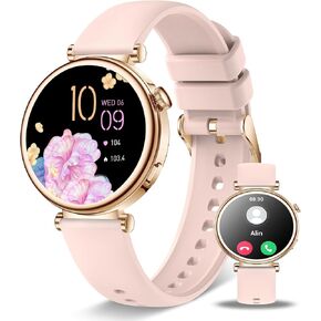 Smart Watch for Women（Make/Answer Call) ,1.27" Screen Smart Watch with Tracker Heart Rate Sleep Monitor Counter Step 100+ Sports Fitness Watch IP68 Waterproof Women Smart Watch for Android iPhone.
