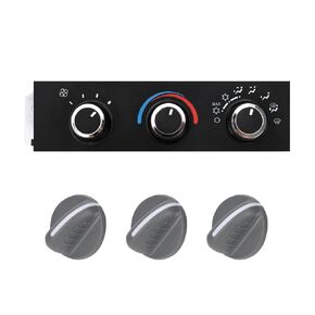 599-217 Front A/C Heater Climate Control Module Panel Switch Compatible with 1996-2014 Chevrolet Express 1500 GMC Savana 1500 1996-2020 Chevrolet Express GMC Savana 2500 3500, Replace # 15073274