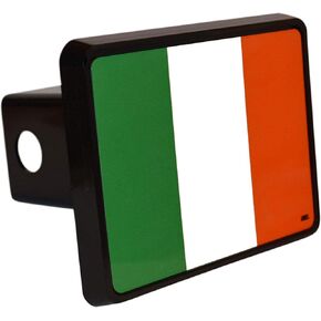 Rogue River Tactical Irish Flag Trailer Hitch Cover Plug Gift Idea