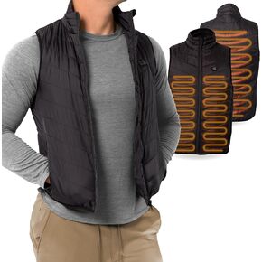BraceAbility Heated Vest for Men – Warming USB Thermal Vest, Winter Layer Clothing - Battery Pack Not Included